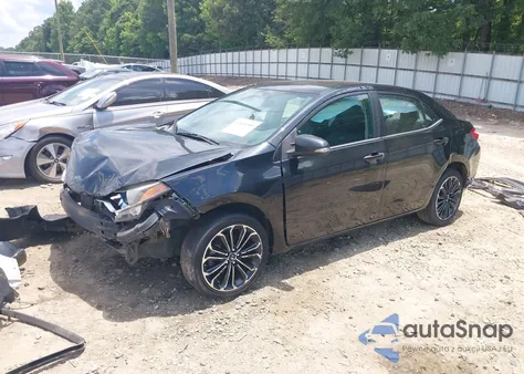 2014 Toyota Corolla S Plus из США, поврежденный, VIN 2T1BURHE2EC214745